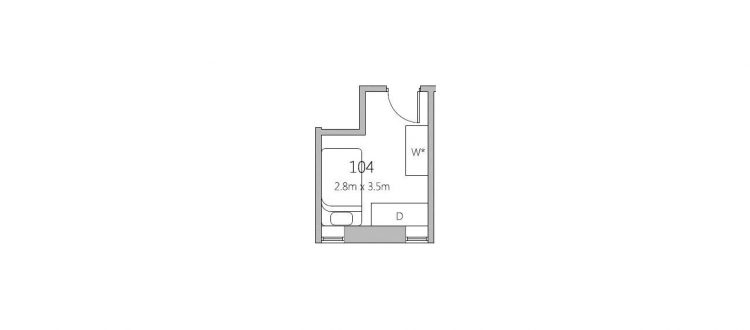 Room104 floorplan