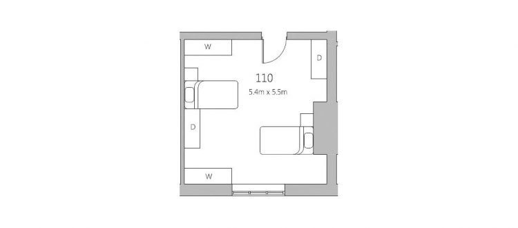 Room110 floorplan
